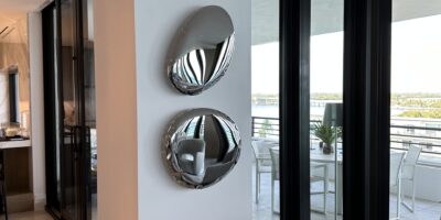 art hanging, mirror installation, art installation palm beach gardens